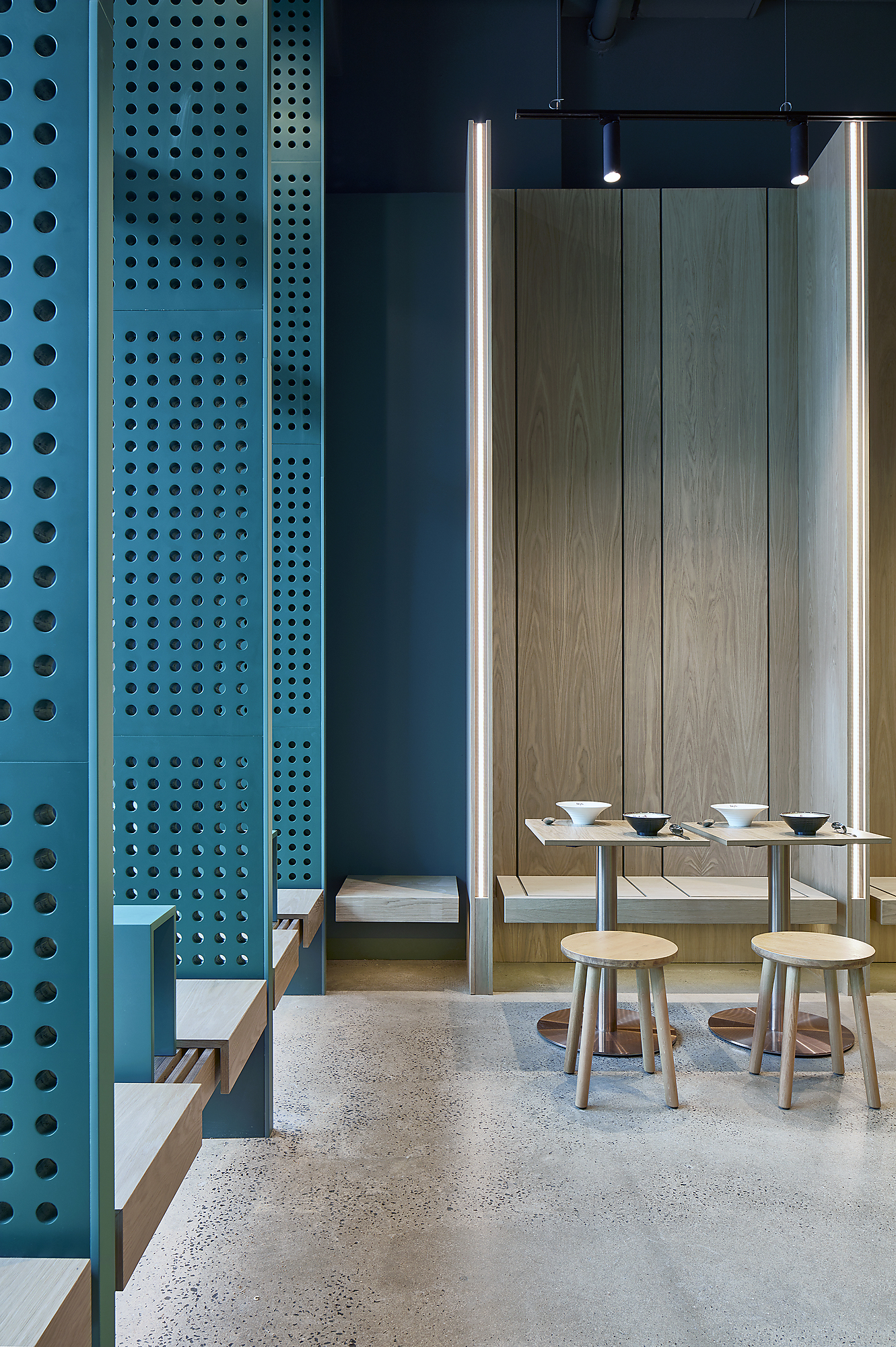 Interior photograph of Meet Fresh by Aaron Pocock Architectural Photography